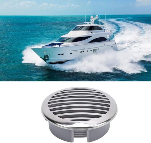 4pcs 4in boats غطاء تنفيس تدفق الهواء ، 316 ABS من الفولاذ المقاوم للصدأ ABS غطاء تنفيس شواية شواية عالية ، مخرج الهواء البحري تعزيز التهوية ليرفيس اليخوت ، القوارب in Saudi Arabia
