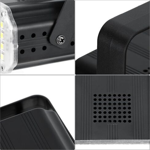 Qwork Halloween White LED Light Light ، 36 LED Super Bright ، وأنماط فلاش تفعيل و Auto Auto ، و 2 PCS ، وإسكان الألومنيوم ، مثالي للحفلات الداخلية والخارجية in Saudi Arabia