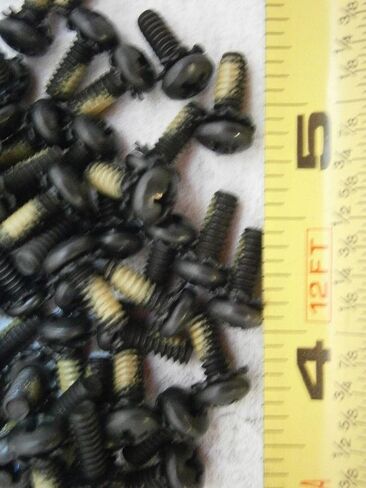 New Pack of Machine Screw 6/32 x 3/8 Phillips Pan Head Ext Steel Patch Lot of 100#4773 Multi-Purpose Comprehensive Hardware Fastener Assortment Kit WnyNEH05076 in Saudi Arabia
