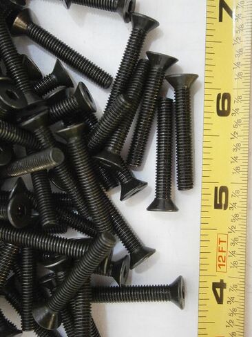 حزمة جديدة من مسامير الماكينة 10/32 × 1-1/4 سبيكة قبعة قبعة مسطحة الصلب الكثير من 75#2834 متعددة الأغراض مجموعة التماثيل المتشددة Wnynenh04229 in Saudi Arabia