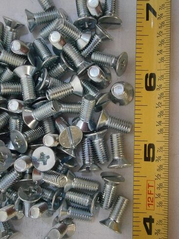 حزمة جديدة من 21100-234 المسمار المسمار M5 X 12 Phillips رأس مسطح الكثير من 100#3093 متعددة الأغراض مجموعة متنوعة شاملة للأجهزة. in Saudi Arabia