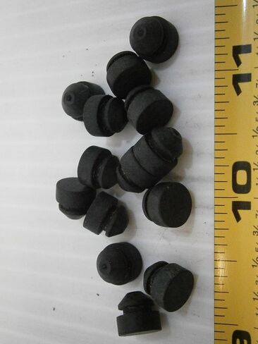 New Pack of 2452 Rubber Button Bumper Push in 3/8W 3/8 H lot of 20#374 Multi-Purpose Comprehensive Hardware Fastener Assortment Kit WnyNEH05715 in Saudi Arabia