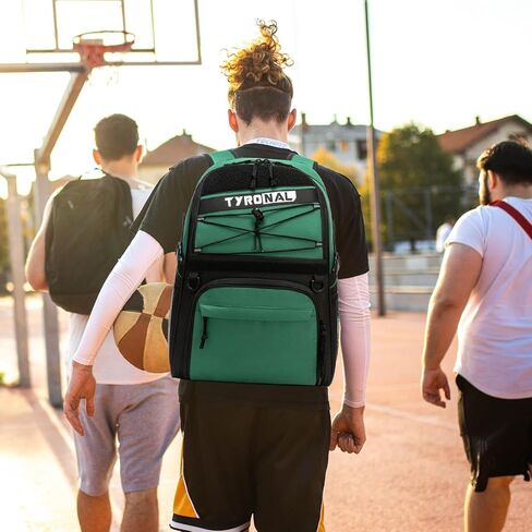 Basketball Bag Backpack with Ball Holder and Shoes Compartment,Best for Basketball, Soccer, Volleyball, Gym. (BLK) in Kuwait