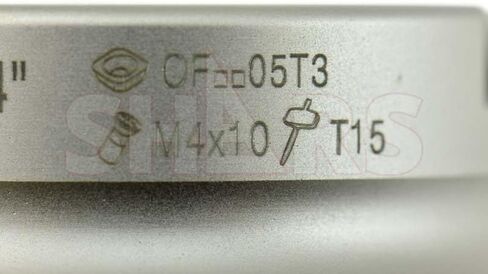 Shars 4 "45 ° ANDESSIBLE MILL FOR OFKT INSERT 7 Flutes 2 OAH NEW 404-8030 P [ in Saudi Arabia