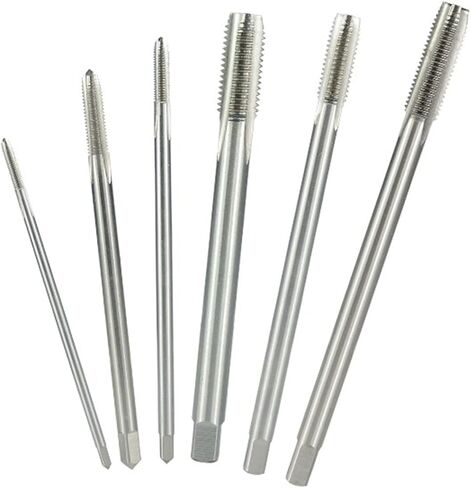 Screw Taps Machine Thread Tap 90-150 Long Shank Straight Flute Screw Tap Metric Plug Tap M2-M12 for Metalworking Tools 1Pcs(M8x1x100) in Saudi Arabia