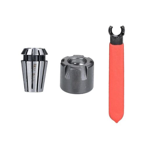Spring Collet ER11 Collet Chuck 1/8 1/4 مع M -Type ER Nut and Brench Conche Holder 3PCS (3PCS 1L4 SET) in Saudi Arabia