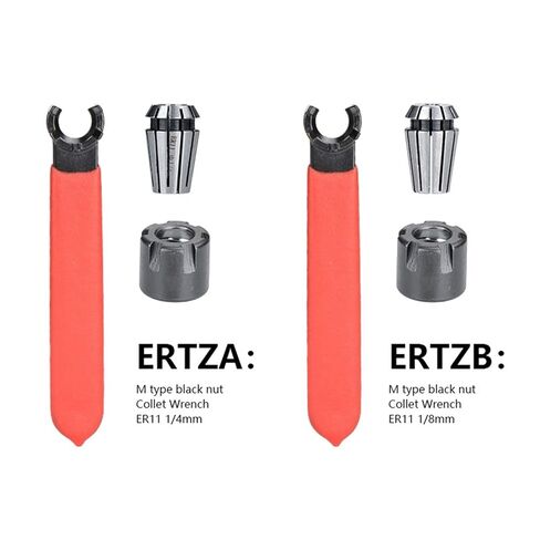 Spring Collet ER11 Collet Chuck 1/8 1/4 مع M -Type ER Nut and Brench Conche Holder 3PCS (3PCS 1L4 SET) in Saudi Arabia