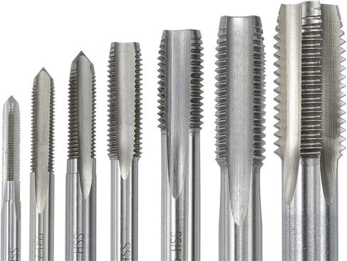 HSS الصلب المسمار الصنبور M2/M2.5/M3/M4/M5/M6/M7/M8/M9/M10/M12/M14/M16 الأدوات اليدوية المتري 1PCs (M2.5x0.45) in Saudi Arabia