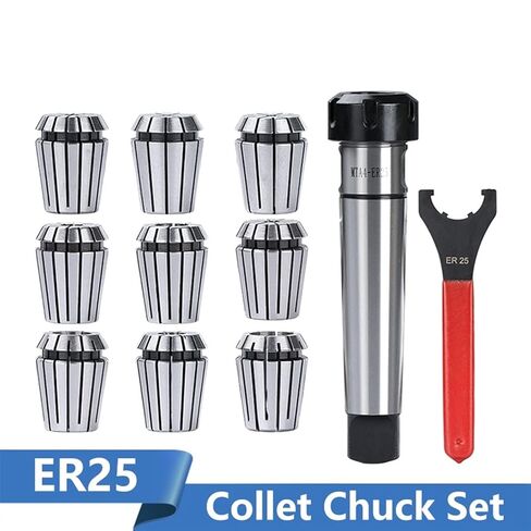 ER25 COLLET Chuck 3-16mm مع تفتق MTA4 و type ER25 NUT WATHE TOUL in Saudi Arabia