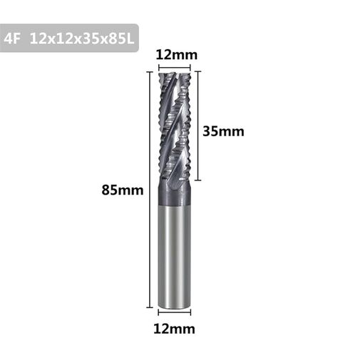 5-16mm end end 4 flute super coating machine bit for wood aluminium steel tools 1pcs (8xd8x38x82l) in Saudi Arabia