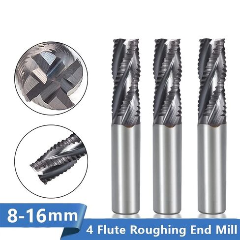 5-16mm end end 4 flute super coating machine bit for wood aluminium steel tools 1pcs (8xd8x38x82l) in Saudi Arabia
