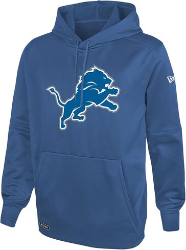 New Era NFL Men Men Team Colors Pullover Performance Fleece Hoodie و Detroit Lions و X-Large in Kuwait