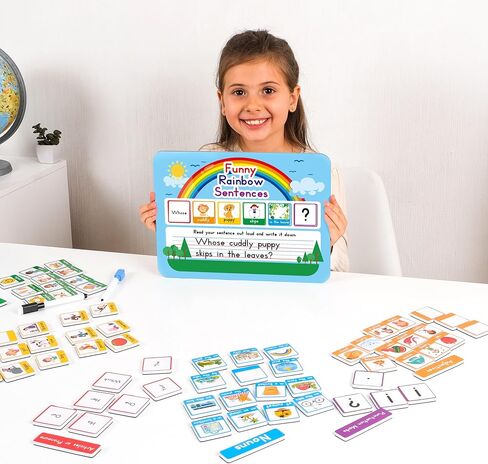 250 Sight Words Flash Cards for Kindergarten with Pictures, Dolch Sight Words Pre-K for Toddlers 3 4 5 6 7 8 Years, High Frequency Words Reading Cards for Kids Ages 4-8, Preschool - Simply Magic in Kuwait