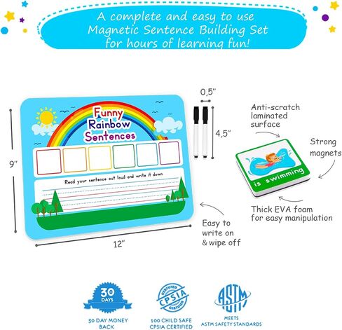 250 Sight Words Flash Cards for Kindergarten with Pictures, Dolch Sight Words Pre-K for Toddlers 3 4 5 6 7 8 Years, High Frequency Words Reading Cards for Kids Ages 4-8, Preschool - Simply Magic in Kuwait