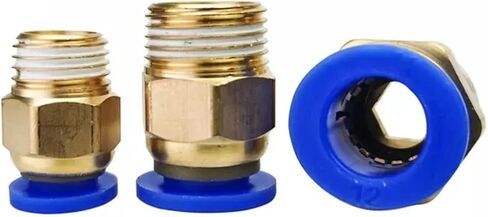 30PCS PC Hose Male Thread BSPT 1/4" 1/2" 1/8 "3/8" Air Nipple Brass Quick Coupling Air Pneumatic Fitting 4mm 6mm 8mm 10mm 12mm(30PCS PC6-04) in Saudi Arabia