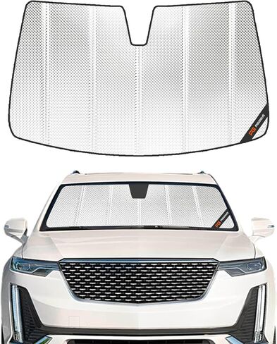 الزجاج الأمامي الظل أشعة الشمس ل Cadillac XT4 2019-2025. فيلم الألمنيوم العاكس النافذة الأمامية Sunshade - Blazblock in Saudi Arabia