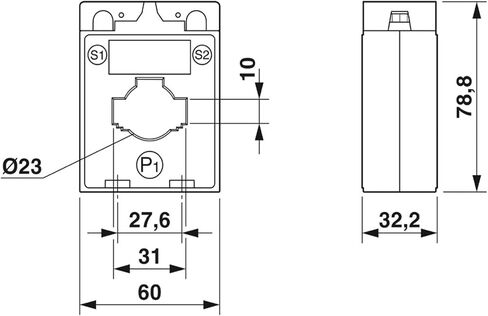 PLC Current Module Module Current Sensor 1075959 CT-ES-30-3010-60-300-5A-C05 المستخدمة في مصانع المنازل آلات الخ. in Saudi Arabia