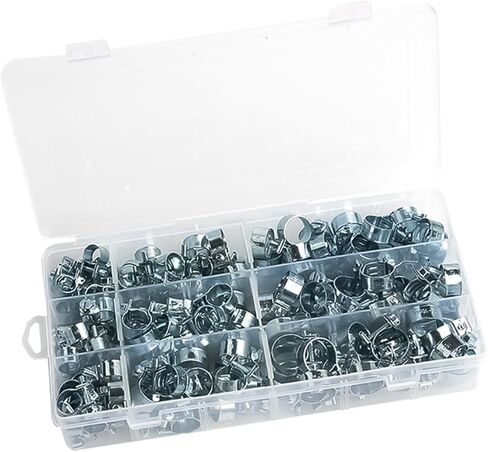 135pcs مشبك المشبك المصغرة مجموعة خرطوم الصفاء الطلاء للزنك للاستخدام متعدد الاستخدامات in Kuwait