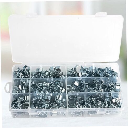 135pcs مشبك المشبك المصغرة مجموعة خرطوم الصفاء الطلاء للزنك للاستخدام متعدد الاستخدامات in Kuwait