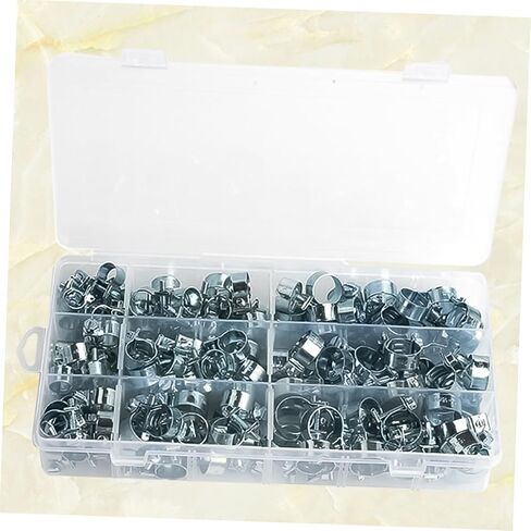 135pcs مشبك المشبك المصغرة مجموعة خرطوم الصفاء الطلاء للزنك للاستخدام متعدد الاستخدامات in Kuwait