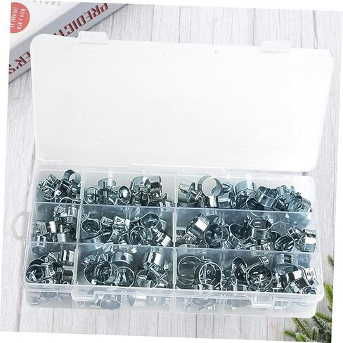135pcs مشبك المشبك المصغرة مجموعة خرطوم الصفاء الطلاء للزنك للاستخدام متعدد الاستخدامات in Kuwait