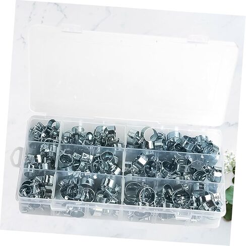 135pcs مشبك المشبك المصغرة مجموعة خرطوم الصفاء الطلاء للزنك للاستخدام متعدد الاستخدامات in Kuwait