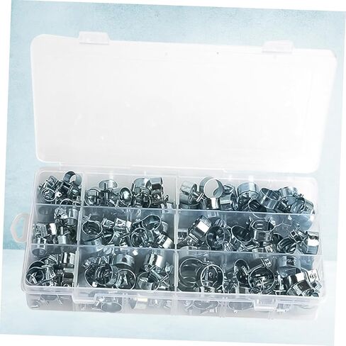 135pcs مشبك المشبك المصغرة مجموعة خرطوم الصفاء الطلاء للزنك للاستخدام متعدد الاستخدامات in Kuwait
