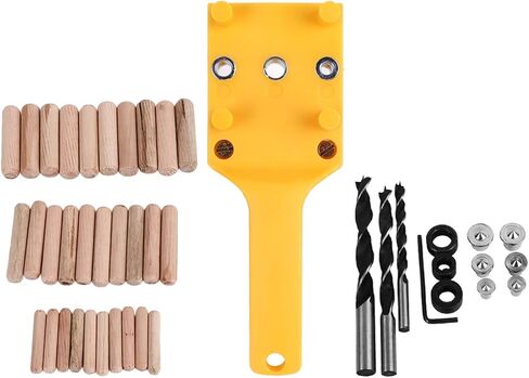 44Pcs Straight Hole Locator Set Plastic Wood Multifunctional Drilling Positioner for Furniture Construction in Saudi Arabia