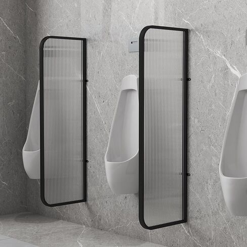 Urinal Screen Toilet Partition,Public Health Partition Urinal Privacy Screen Panels Partition Protection Screen,Urinal Partition Wall Divider Translucent Glass Panels Uri,Partition*2-H140cm in Kuwait