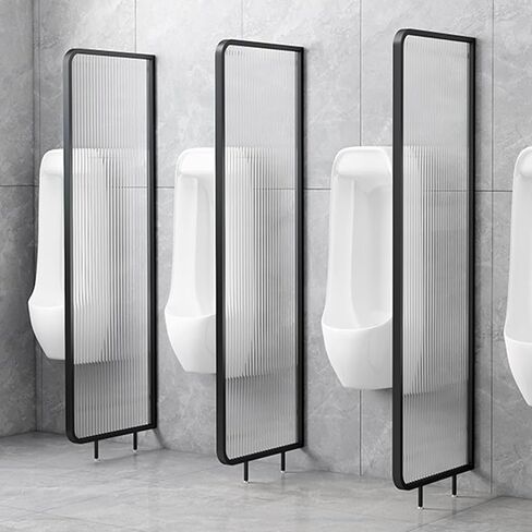 Urinal Screen Toilet Partition,Public Health Partition Urinal Privacy Screen Panels Partition Protection Screen,Urinal Partition Wall Divider Translucent Glass Panels Uri,Partition*2-H140cm in Kuwait