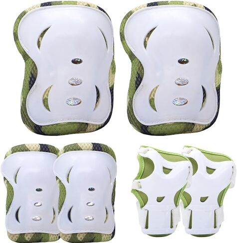 Kids Knee Pads Elbow Pads Wrist Guards Set for 3-12 Years Child Protective Gear Set for Roller Skates, Cycling, Bike, Skateboard, Inline Skating, Scooter Sports in Saudi Arabia