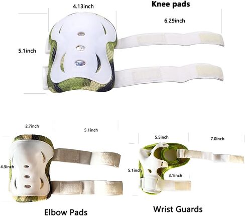 Kids Knee Pads Elbow Pads Wrist Guards Set for 3-12 Years Child Protective Gear Set for Roller Skates, Cycling, Bike, Skateboard, Inline Skating, Scooter Sports in Saudi Arabia