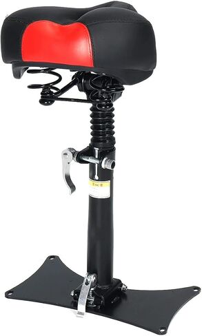 Electric Scooter Seat Height Adjustable, Leather Saddle with Shock Absorbers,Removable Detachable Seat of Electric Scooter Parts and Accessories in Saudi Arabia