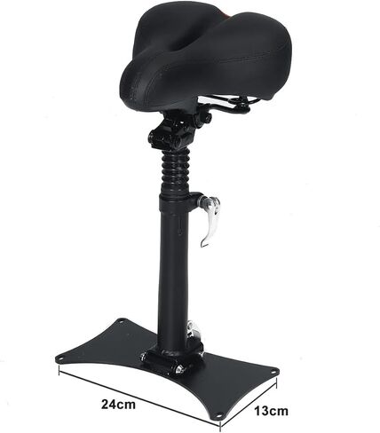 Electric Scooter Seat Height Adjustable, Leather Saddle with Shock Absorbers,Removable Detachable Seat of Electric Scooter Parts and Accessories in Saudi Arabia