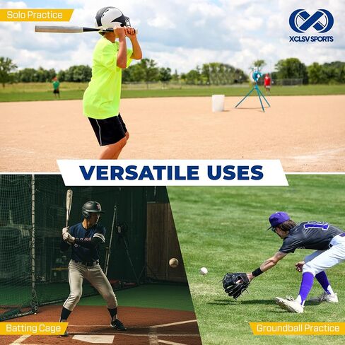 Pitching Machine Foam Baseballs - 12 Pack Baseballs مع Feel Game Feel - كرات رغوة عالية الكثافة لممارسة الضرب - لا توجد معدات ممارسة ضربات - المعدات الرياضية - 12 كرة in Kuwait