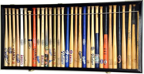 MINI 18 "البيسبول Mini Bat Display حامل خزانة الحامل W/98 ٪ للأشعة فوق البنفسجية قابلة in Kuwait