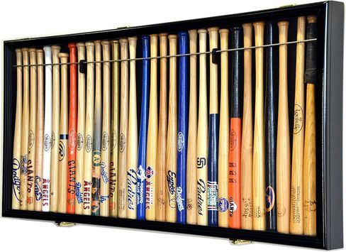MINI 18 "البيسبول Mini Bat Display حامل خزانة الحامل W/98 ٪ للأشعة فوق البنفسجية قابلة in Kuwait