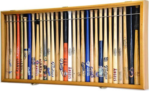MINI 18 "البيسبول Mini Bat Display حامل خزانة الحامل W/98 ٪ للأشعة فوق البنفسجية قابلة in Kuwait