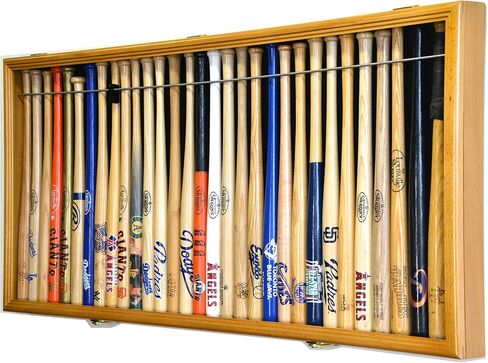 MINI 18 "البيسبول Mini Bat Display حامل خزانة الحامل W/98 ٪ للأشعة فوق البنفسجية قابلة in Kuwait