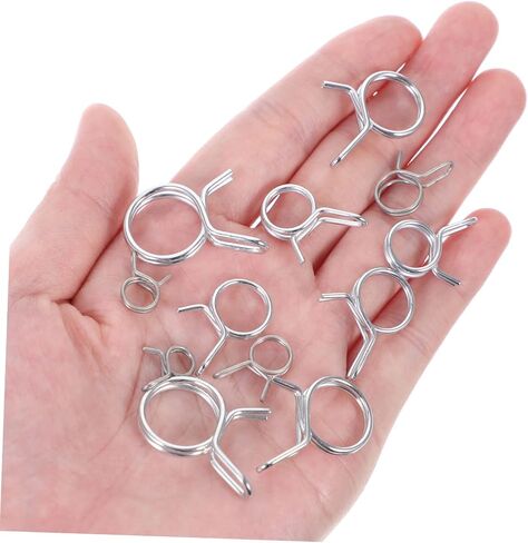 Artibetter 250pcs مزدوج سلك خرطوم مقاطع خيار مجموعة التشويش على السحابات المشبك لمشبكات أنابيب الماء المشابك in Saudi Arabia