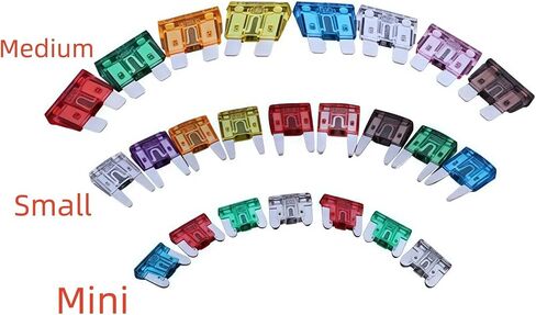 Mini Small Medium Car Fuses Car Inserts 2 3 4 5 7.5 10 15 20 A Insurance Tablets 10Pcs(7.5A,Small-10pcs) in Saudi Arabia