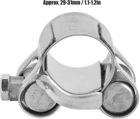 Fuel Line Clamps, Mini Clamps Stainless Steel Mini Hose Tube Clamp/Holder 20Pcs Hose Clamp Spring Hose Clamps for Motor Vehicle Petrochemical Pharmaceutical (17-19mm) (20-22mm) (23-25mm) (26-28mm) in Saudi Arabia
