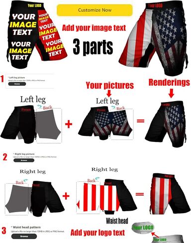 صمم MMA BJJ Cross Training Shorts -Trunks Trunks Fight Shorts Black No GI ، تصارع ، Jiu Jitsu in Kuwait