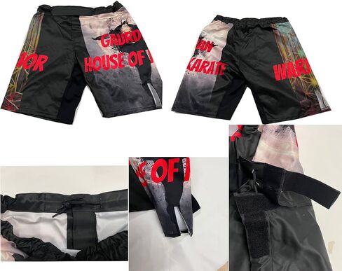 صمم MMA BJJ Cross Training Shorts -Trunks Trunks Fight Shorts Black No GI ، تصارع ، Jiu Jitsu in Kuwait