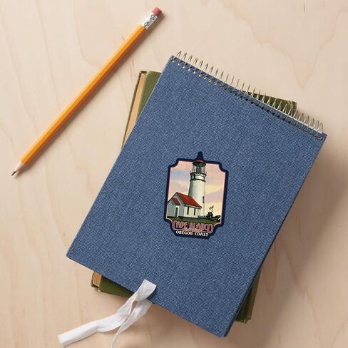 Die Cut Sticker Cape Blanco Lighthouse, Oregon, Oregon Coast, Vinyl Sticker 3 to 6 inches, (Waterproof Decal for Cars, Water Bottles, Laptops, Coolers), Large in Saudi Arabia