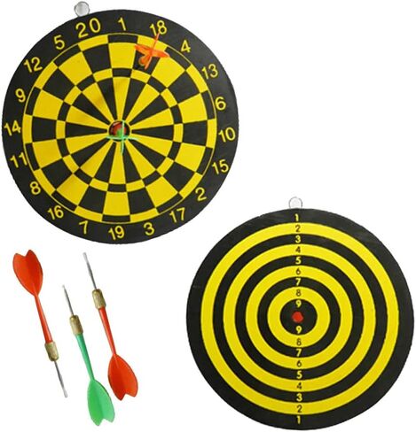 لعبة Wall Dart Board مجموعة مزدوجة السهام المبتدئين Hobby Classic Target 6 بوصة in Saudi Arabia