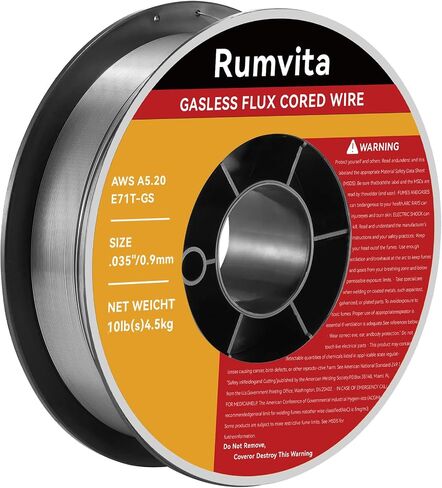 Flux Core Welding Wire .035, E71T-GS 035" -Diameter Flux Core Mig Wire,10-Pound Strong ABS Plastic Spool with Low Splatter Welding Wire in Kuwait