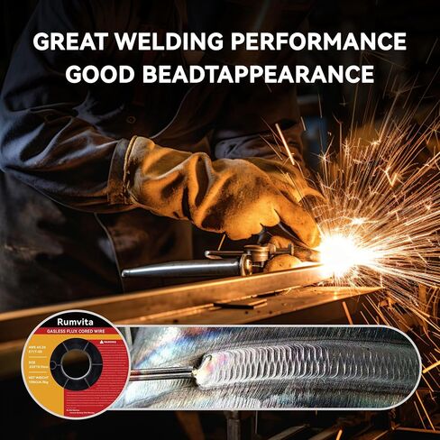 Flux Core Welding Wire .035, E71T-GS 035" -Diameter Flux Core Mig Wire,10-Pound Strong ABS Plastic Spool with Low Splatter Welding Wire in Kuwait