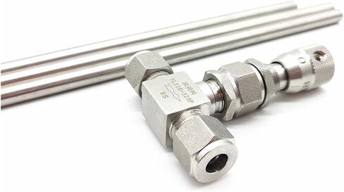 Double Ferrule Micro regulating Valve 6mm 8mm 10mm Stainless Steel Micrometering Needle Valve with Scale(0.25 Inch) in Saudi Arabia