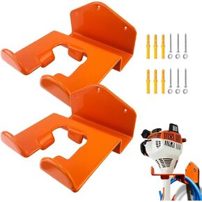 MAYIT Weedeater Hanger Garden Power Tool Hanger Wall Mounted Weed Wacker Hooks for Grass Trimmer, Hedge Trimmer, Garage Wall, Garage Trimmer, Garden Tools(1) in Kuwait
